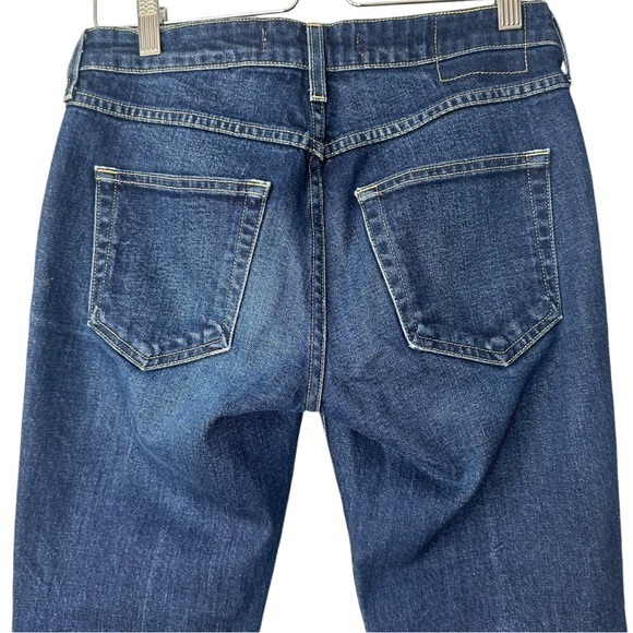 AMO Jane True Blue Cropped Flare Jeans Trendy Y2K Size 26 - Picture 5 of 8